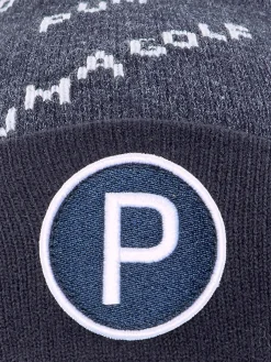 Puma P Removable Pom Beanie