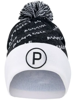 Puma P Removable Pom Beanie