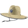 Puma Straw Sunbucket P Hat - Bright White/Navy Blazer