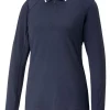 Puma Women'S Youv Ls Golf Polo - Navy Blazer Heather