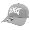 Pxg 9Forty Faceted Logo Adjustable Strapback Cap - Grey