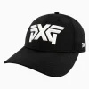 Pxg 9Forty Faceted Logo Adjustable Strapback Cap - Black
