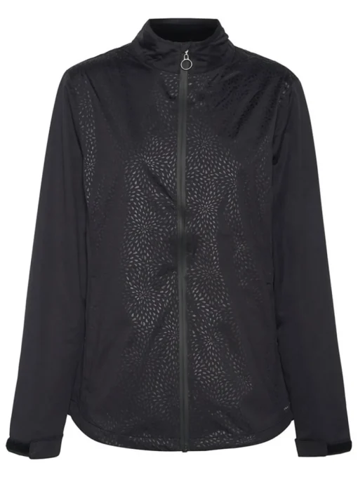 Sporte Leisure Women'S Extreme-Tec Embossed Rain Jacket - Black