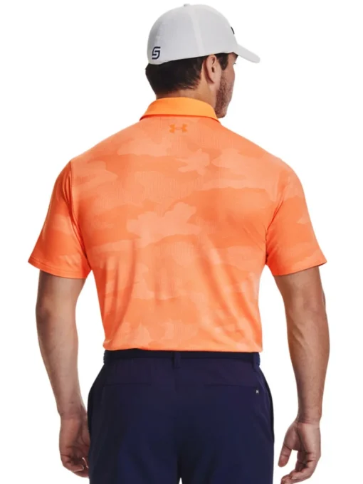 Under Armour Playoff 2.0 Jacquard Polo - Orange Blast
