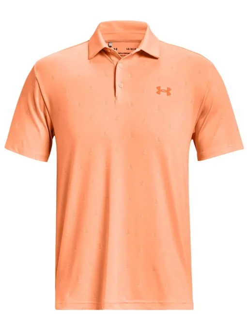 Under Armour Playoff 3.0 Printed Polo - Orange Tropic/Orange Blast
