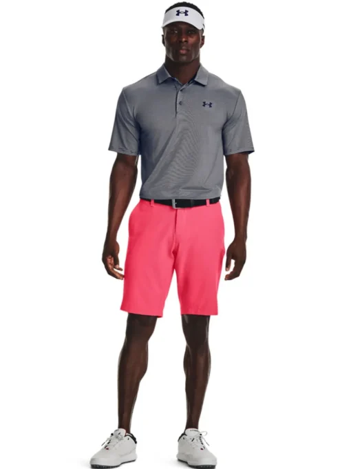 Under Armour Playoff 3.0 Stripe Polo - Midnight Navy/White