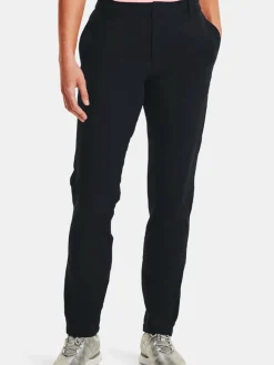 Under Armour Women'S Links Pants - Black/Metallic Silver