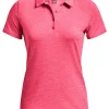 Under Armour Women'S Playoff Polo - Perfection/Pink Shock