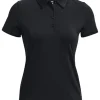 Under Armour Women'S Playoff Polo - Black/Jet Grey