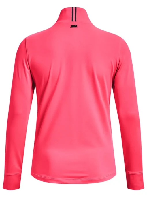 Under Armour Women'S Playoff 1/4 Zip - Pink Shock/Metallic Silver