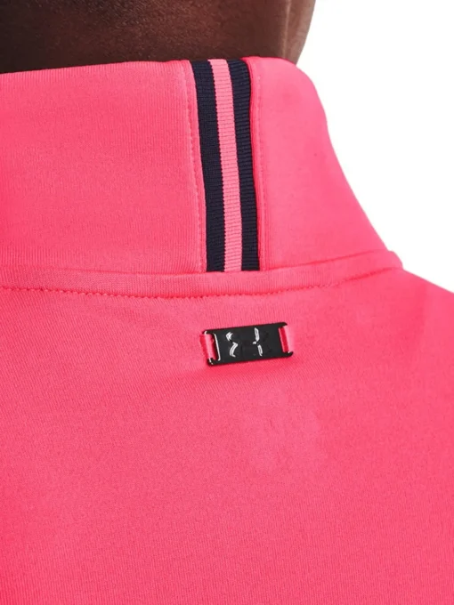Under Armour Women'S Playoff 1/4 Zip - Pink Shock/Metallic Silver