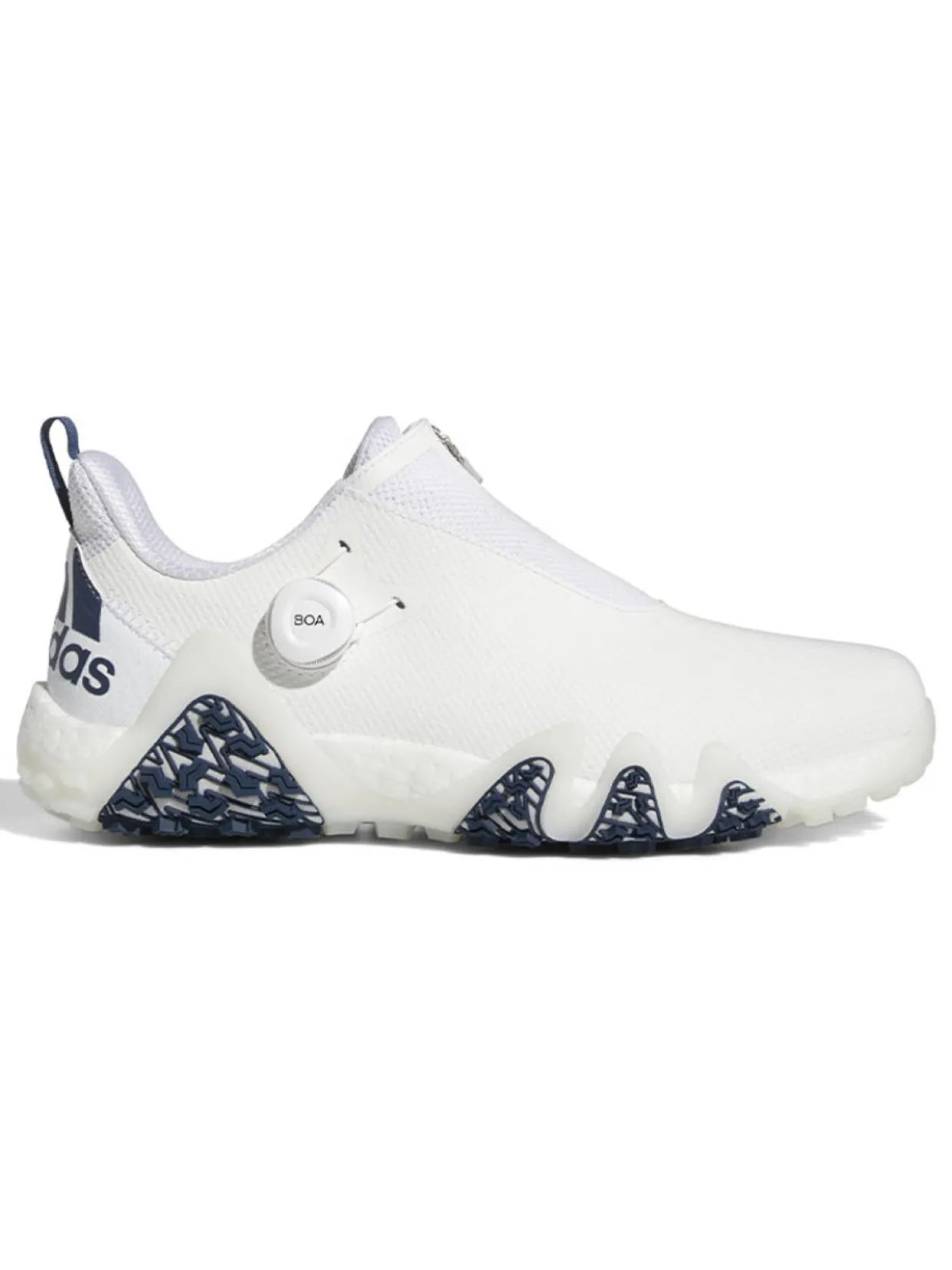 Adidas Codechaos 22 Boa Golf Shoes - Ftwr White/Crew Navy/Crystal White