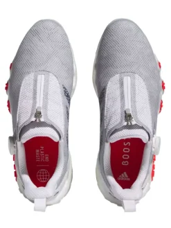 Adidas Codechaos 22 Boa Golf Shoes - Cloud White/Collegiate Navy/Bright Red