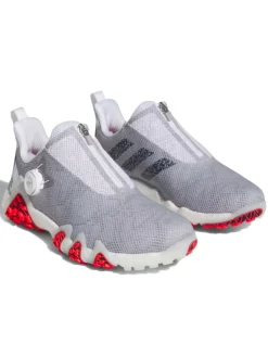 Adidas Codechaos 22 Boa Golf Shoes - Cloud White/Collegiate Navy/Bright Red