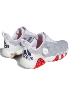 Adidas Codechaos 22 Boa Golf Shoes - Cloud White/Collegiate Navy/Bright Red
