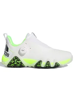 Adidas Codechaos 22 Boa Golf Shoes - Cloud White/Core Black/Lucid Lemon