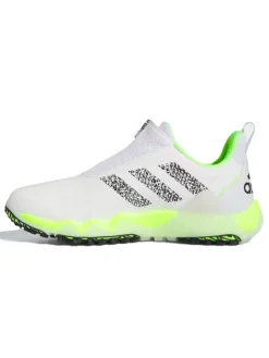 Adidas Codechaos 22 Boa Golf Shoes - Cloud White/Core Black/Lucid Lemon