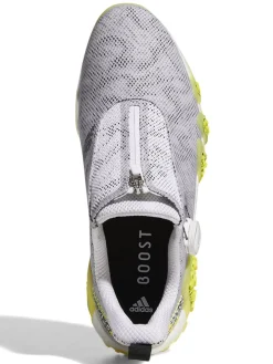 Adidas Codechaos 22 Boa Golf Shoes - Ftwr White/Core Black/Beam Yellow