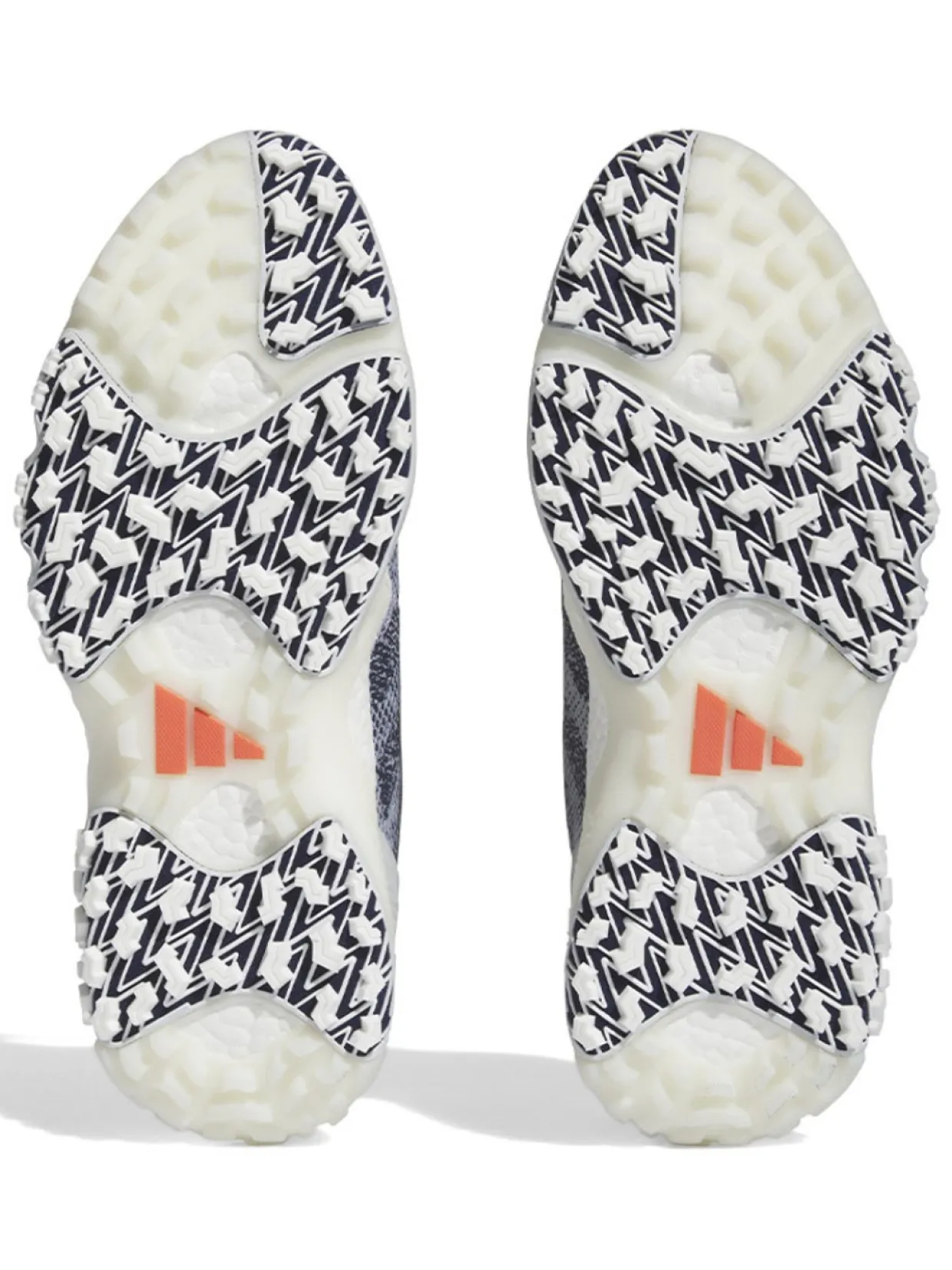 Adidas Codechaos 22 Golf Shoes - Cloud White/Collegiate Navy/Bright Red