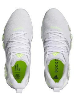Adidas Codechaos 22 Golf Shoes - Cloud White/Grey Three/Lucid Lemon