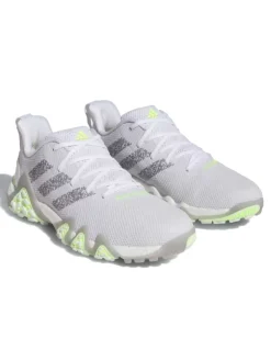 Adidas Codechaos 22 Golf Shoes - Cloud White/Grey Three/Lucid Lemon