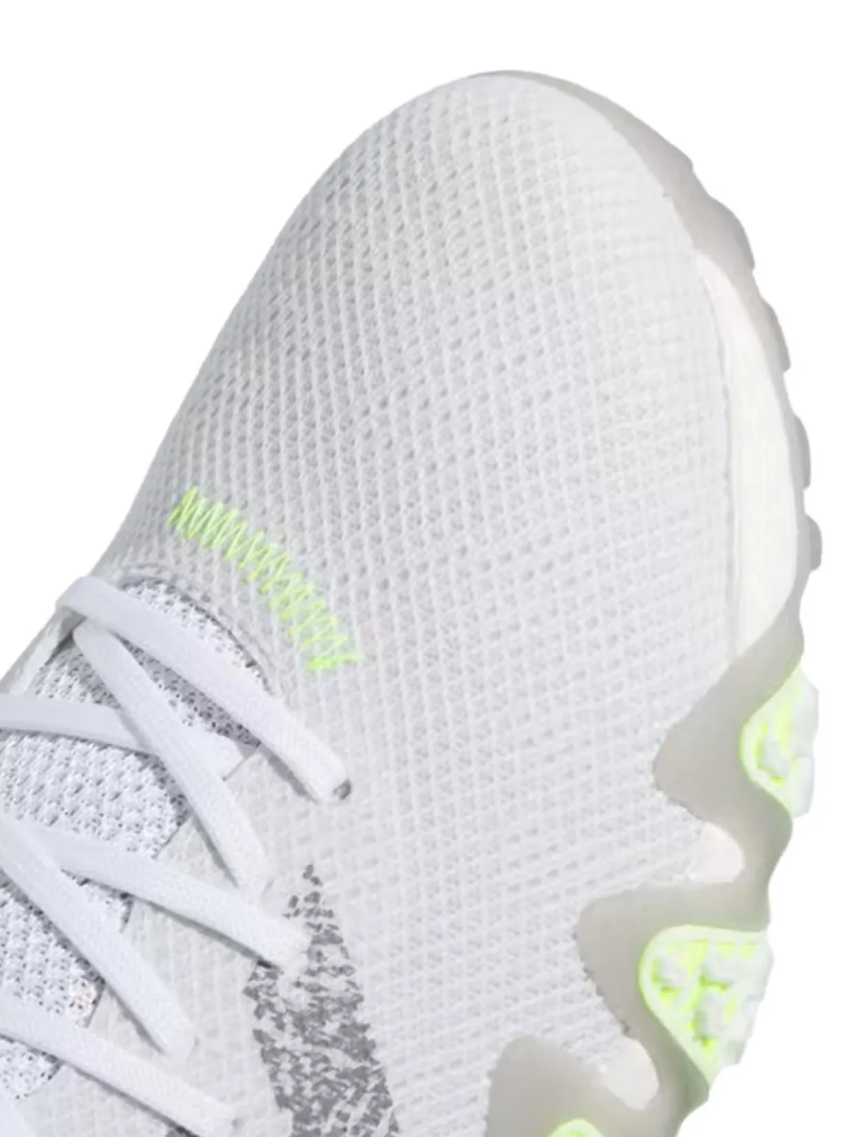Adidas Codechaos 22 Golf Shoes - Cloud White/Grey Three/Lucid Lemon