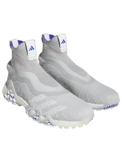 Adidas Codechaos Laceless Primeknit Boost Golf Shoes - Grey Two/Cloud White