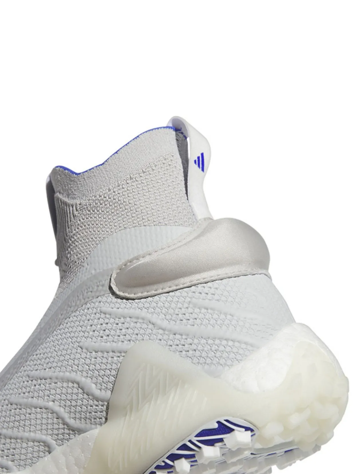 Adidas Codechaos Laceless Primeknit Boost Golf Shoes - Grey Two/Cloud White