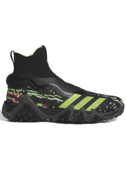 Adidas Codechaos Ll Primeknit Boost Glitch Golf Shoes - Core Black/Lucid Lemon