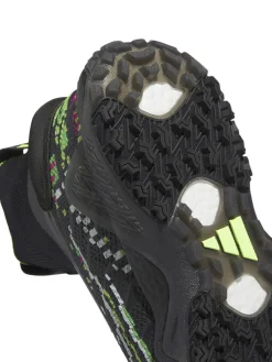 Adidas Codechaos Ll Primeknit Boost Glitch Golf Shoes - Core Black/Lucid Lemon