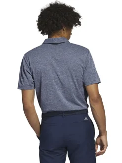 Adidas Drive Heather Polo Shirt - Collegiate Navy