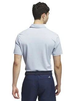 Adidas Drive Heather Polo Shirt - Wonder Blue Mel.