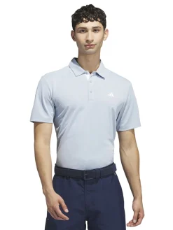 Adidas Drive Heather Polo Shirt - Wonder Blue Mel.