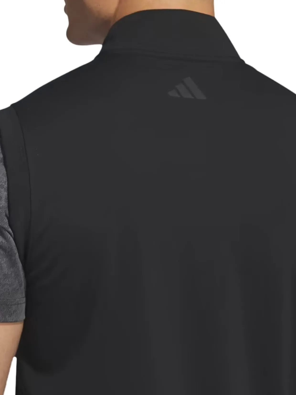 Adidas Elevated 1/4-Zip Pullover Vest - Black