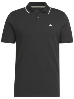 Adidas Go-To Pique Golf Polo Shirt - Black