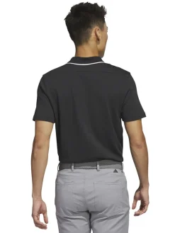 Adidas Go-To Pique Golf Polo Shirt - Black