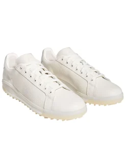 Adidas Go-To Spikeless 1 Golf Shoes - Chalk White/Alumina/Magic Beige