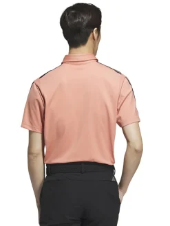 Adidas Heat.Rdy 3-Stripe Short Sleeve Polo Shirt - Wonder Clay