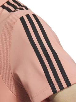 Adidas Heat.Rdy 3-Stripe Short Sleeve Polo Shirt - Wonder Clay