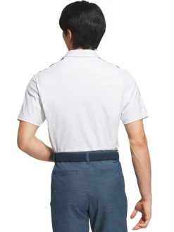 Adidas Heat.Rdy 3-Stripe Short Sleeve Polo Shirt - White