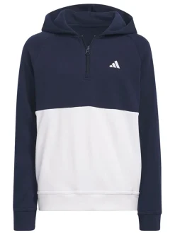 Adidas Jr Boys' Colorblock Hoodie - Collegiate Navy