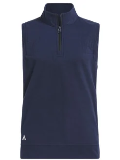 Adidas Jr Boys' Fleece Layering Vest - Collegiate Navy