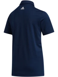 Adidas Jr Boy'S 3-Stripes Polo Shirt - Collegiate Navy