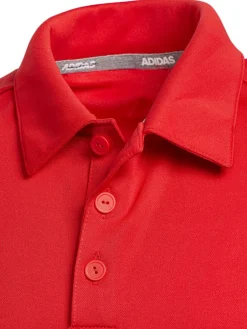 Adidas Jr Boy'S 3-Stripes Polo Shirt - Collegiate Red