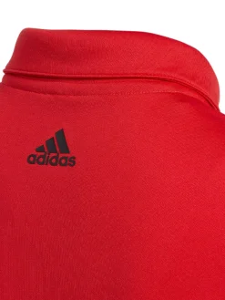 Adidas Jr Boy'S 3-Stripes Polo Shirt - Collegiate Red