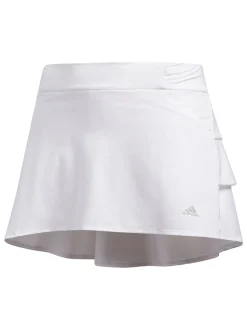 Adidas Jr Girls Primegreen Ruffled Skort - White