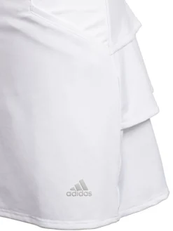 Adidas Jr Girls Primegreen Ruffled Skort - White