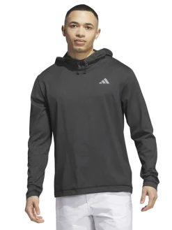 Adidas Lightweight Hoodie - Black/Grey Six