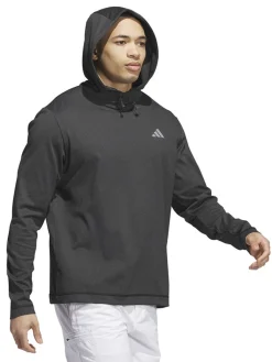 Adidas Lightweight Hoodie - Black/Grey Six