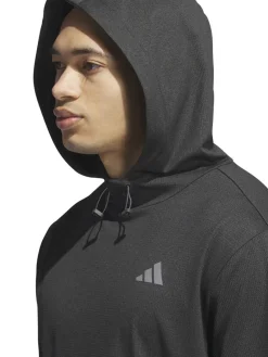 Adidas Lightweight Hoodie - Black/Grey Six